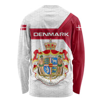 Denmark Long Sleeve Shirt with Cityscape Print and Royal Coat of Arms Design