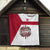 Denmark Quilt with Cityscape Print and Royal Coat of Arms Design