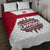 Denmark Quilt Bed Set with Cityscape Print and Royal Coat of Arms Design