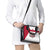 Denmark Shoulder Handbag with Cityscape Print and Royal Coat of Arms Design