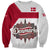 Denmark Sweatshirt with Cityscape Print and Royal Coat of Arms Design