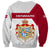 Denmark Sweatshirt with Cityscape Print and Royal Coat of Arms Design