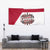 Denmark Tapestry with Cityscape Print and Royal Coat of Arms Design