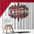 Denmark Window Curtain with Cityscape Print and Royal Coat of Arms Design