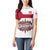 Denmark Women Polo Shirt with Cityscape Print and Royal Coat of Arms Design