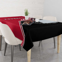 Denmark Flag Tablecloth with Viking Rune Pattern and Nordic Crest Design - Wonder Print Shop