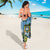 Colombia Palm Tree Landscape Sarong with Tropical Flowers and Blue Sky Design - Wonder Print Shop