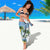 Colombia Palm Tree Landscape Sarong with Tropical Flowers and Blue Sky Design - Wonder Print Shop