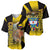 Colombia Heritage Baseball Jersey with Yellow Black Flag Map and City Street Art - Wonder Print Shop