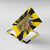 Colombia Heritage Canvas Wall Art with Yellow Black Flag Map and City Street Art - Wonder Print Shop