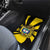 Colombia Heritage Car Mats with Yellow Black Flag Map and City Street Art - Wonder Print Shop