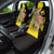 Colombia Heritage Car Seat Cover with Yellow Black Flag Map and City Street Art - Wonder Print Shop