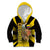 Colombia Heritage Kid Hoodie with Yellow Black Flag Map and City Street Art - Wonder Print Shop