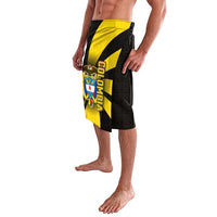 Colombia Heritage Lavalava with Yellow Black Flag Map and City Street Art - Wonder Print Shop