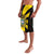 Colombia Heritage Lavalava with Yellow Black Flag Map and City Street Art - Wonder Print Shop