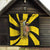 Colombia Heritage Quilt with Yellow Black Flag Map and City Street Art - Wonder Print Shop