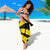Colombia Heritage Sarong with Yellow Black Flag Map and City Street Art - Wonder Print Shop