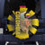 Colombia Heritage Spare Tire Cover with Yellow Black Flag Map and City Street Art - Wonder Print Shop