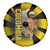 Colombia Heritage Spare Tire Cover with Yellow Black Flag Map and City Street Art - Wonder Print Shop