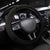 Colombia Heritage Steering Wheel Cover with Yellow Black Flag Map and City Street Art - Wonder Print Shop