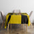 Colombia Heritage Tablecloth with Yellow Black Flag Map and City Street Art - Wonder Print Shop