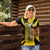 Colombia Heritage Women Polo Shirt with Yellow Black Flag Map and City Street Art - Wonder Print Shop