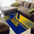 Colombia Flag Colors Area Rug with National Crest and Libertad y Orden Motto Design - Wonder Print Shop