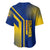 Colombia Flag Colors Baseball Jersey with National Crest and Libertad y Orden Motto Design - Wonder Print Shop