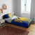 Colombia Flag Colors Bedding Set with National Crest and Libertad y Orden Motto Design - Wonder Print Shop