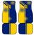 Colombia Flag Colors Car Mats with National Crest and Libertad y Orden Motto Design - Wonder Print Shop