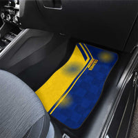 Colombia Flag Colors Car Mats with National Crest and Libertad y Orden Motto Design - Wonder Print Shop
