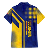 Colombia Flag Colors Family Matching Mermaid Dress and Hawaiian Shirt with National Crest and Libertad y Orden Motto Design - Wonder Print Shop