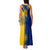 Colombia Flag Colors Family Matching Tank Maxi Dress and Hawaiian Shirt with National Crest and Libertad y Orden Motto Design - Wonder Print Shop