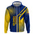 Colombia Flag Colors Hoodie with National Crest and Libertad y Orden Motto Design - Wonder Print Shop