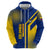 Colombia Flag Colors Hoodie with National Crest and Libertad y Orden Motto Design - Wonder Print Shop