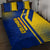 Colombia Flag Colors Quilt Bed Set with National Crest and Libertad y Orden Motto Design - Wonder Print Shop