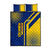 Colombia Flag Colors Quilt Bed Set with National Crest and Libertad y Orden Motto Design - Wonder Print Shop