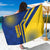 Colombia Flag Colors Sarong with National Crest and Libertad y Orden Motto Design - Wonder Print Shop