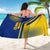 Colombia Flag Colors Sarong with National Crest and Libertad y Orden Motto Design - Wonder Print Shop