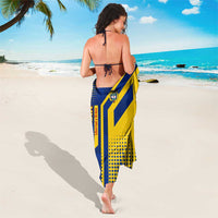 Colombia Flag Colors Sarong with National Crest and Libertad y Orden Motto Design - Wonder Print Shop