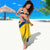 Colombia Flag Colors Sarong with National Crest and Libertad y Orden Motto Design - Wonder Print Shop