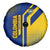 Colombia Flag Colors Spare Tire Cover with National Crest and Libertad y Orden Motto Design - Wonder Print Shop