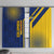 Colombia Flag Colors Window Curtain with National Crest and Libertad y Orden Motto Design - Wonder Print Shop