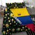 Colombia Yellow Flower Pattern Bedding Set with Flag Colors and Floree de Libertad Design - Wonder Print Shop