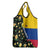 Colombia Yellow Flower Pattern Grocery Bag with Flag Colors and Floree de Libertad Design - Wonder Print Shop