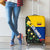 Colombia Yellow Flower Pattern Luggage Cover with Flag Colors and Floree de Libertad Design - Wonder Print Shop