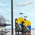 Colombia Yellow Flower Pattern Luggage Cover with Flag Colors and Floree de Libertad Design - Wonder Print Shop