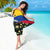 Colombia Yellow Flower Pattern Sarong with Flag Colors and Floree de Libertad Design - Wonder Print Shop