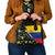 Colombia Yellow Flower Pattern Shoulder Handbag with Flag Colors and Floree de Libertad Design - Wonder Print Shop