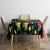 Colombia Yellow Flower Pattern Tablecloth with Flag Colors and Floree de Libertad Design - Wonder Print Shop